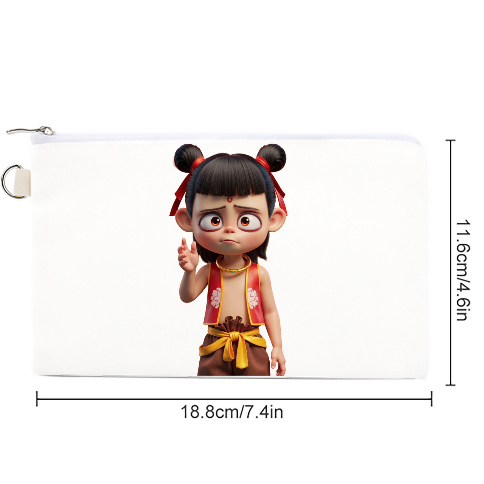 Ne Zha 2 ナタ 魔童の大暴れ キャンバス生地ポーチ　小物入れ