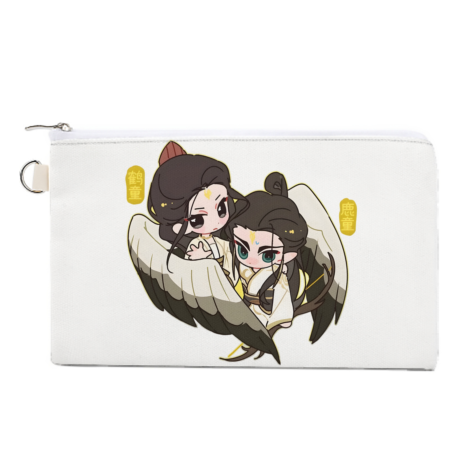 （画像用） Ne Zha 2 ナタ 魔童の大暴れ キャンバス生地ポーチ　小物入れ