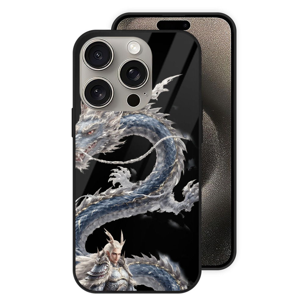 （画像用） Ne Zha 2 ナタ 魔童の大暴れ 【iPhone15Pro対応】スマホケース 耐衝撃＆黄変防止 背面ガラス