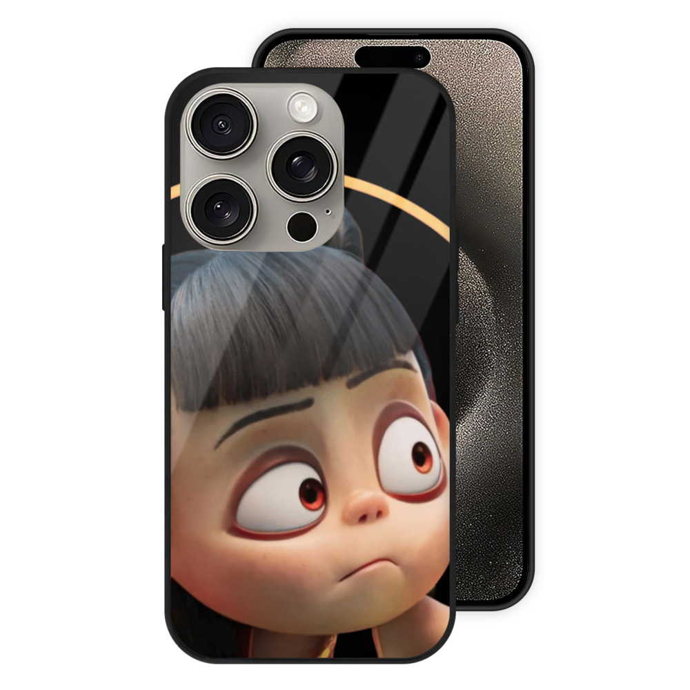 （画像用） Ne Zha 2 ナタ 魔童の大暴れ 【iPhone15Pro対応】スマホケース 耐衝撃＆黄変防止 背面ガラス