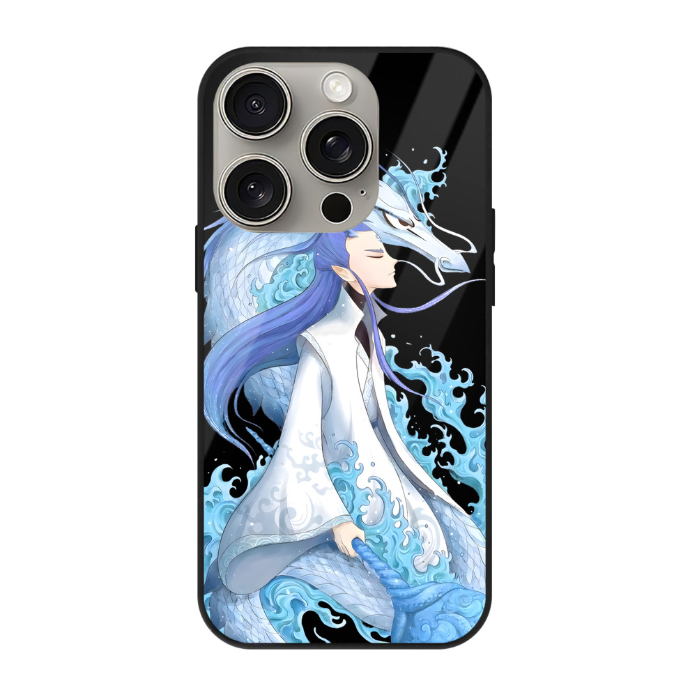 （画像用） Ne Zha 2 ナタ 魔童の大暴れ 【iPhone15Pro対応】スマホケース 耐衝撃＆黄変防止 背面ガラス
