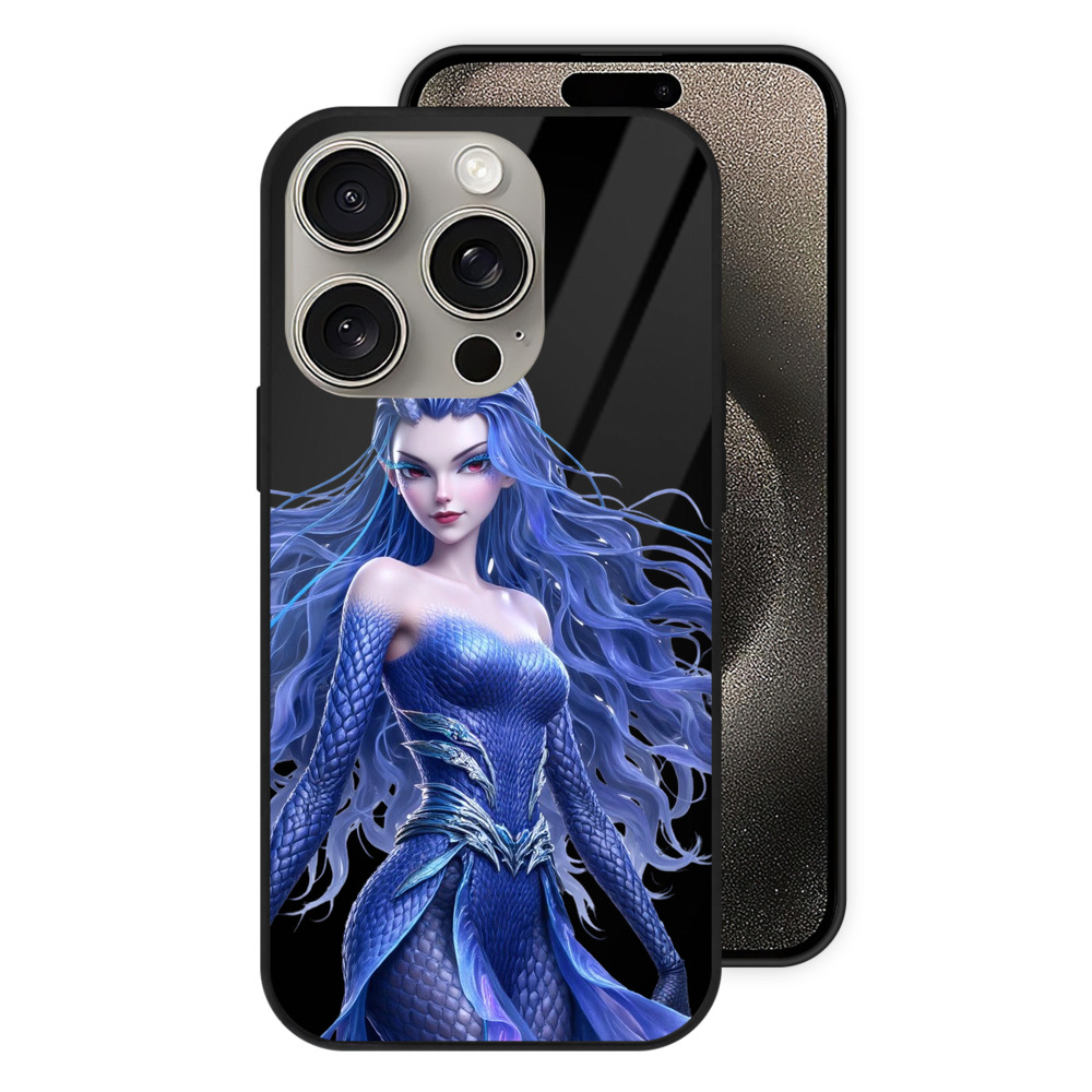 （画像用） Ne Zha 2 ナタ 魔童の大暴れ 【iPhone15Pro対応】スマホケース 耐衝撃＆黄変防止 背面ガラス