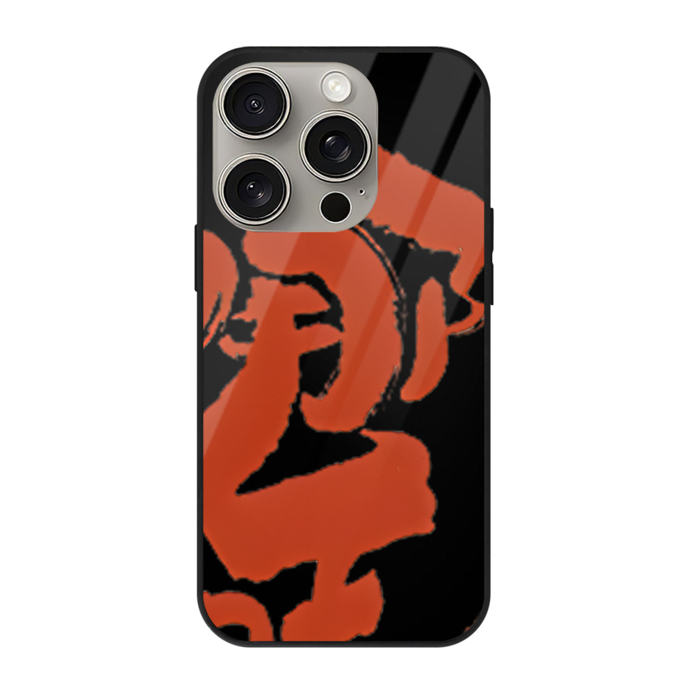 （画像用） Ne Zha 2 ナタ 魔童の大暴れ 【iPhone15Pro対応】スマホケース 耐衝撃＆黄変防止 背面ガラス