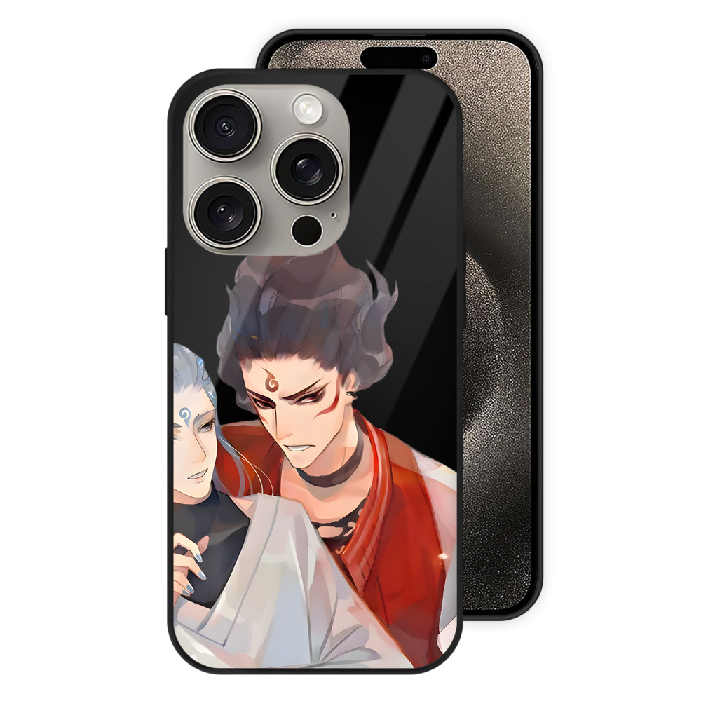 （画像用） Ne Zha 2 ナタ 魔童の大暴れ 【iPhone15Pro対応】スマホケース 耐衝撃＆黄変防止 背面ガラス
