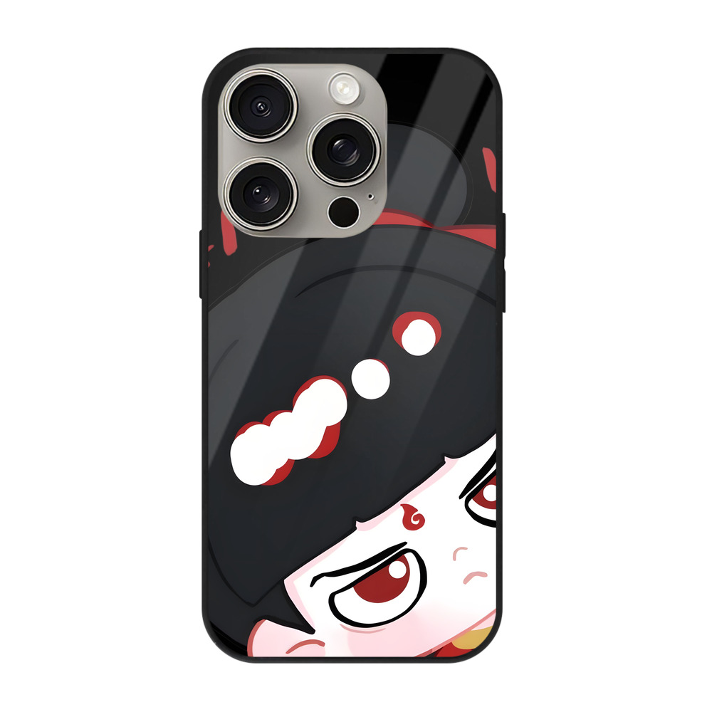 （画像用） Ne Zha 2 ナタ 魔童の大暴れ 【iPhone15Pro対応】スマホケース 耐衝撃＆黄変防止 背面ガラス