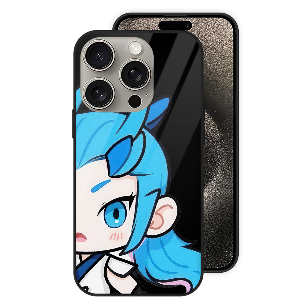 （画像用） Ne Zha 2 ナタ 魔童の大暴れ 【iPhone15Pro対応】スマホケース 耐衝撃＆黄変防止 背面ガラス