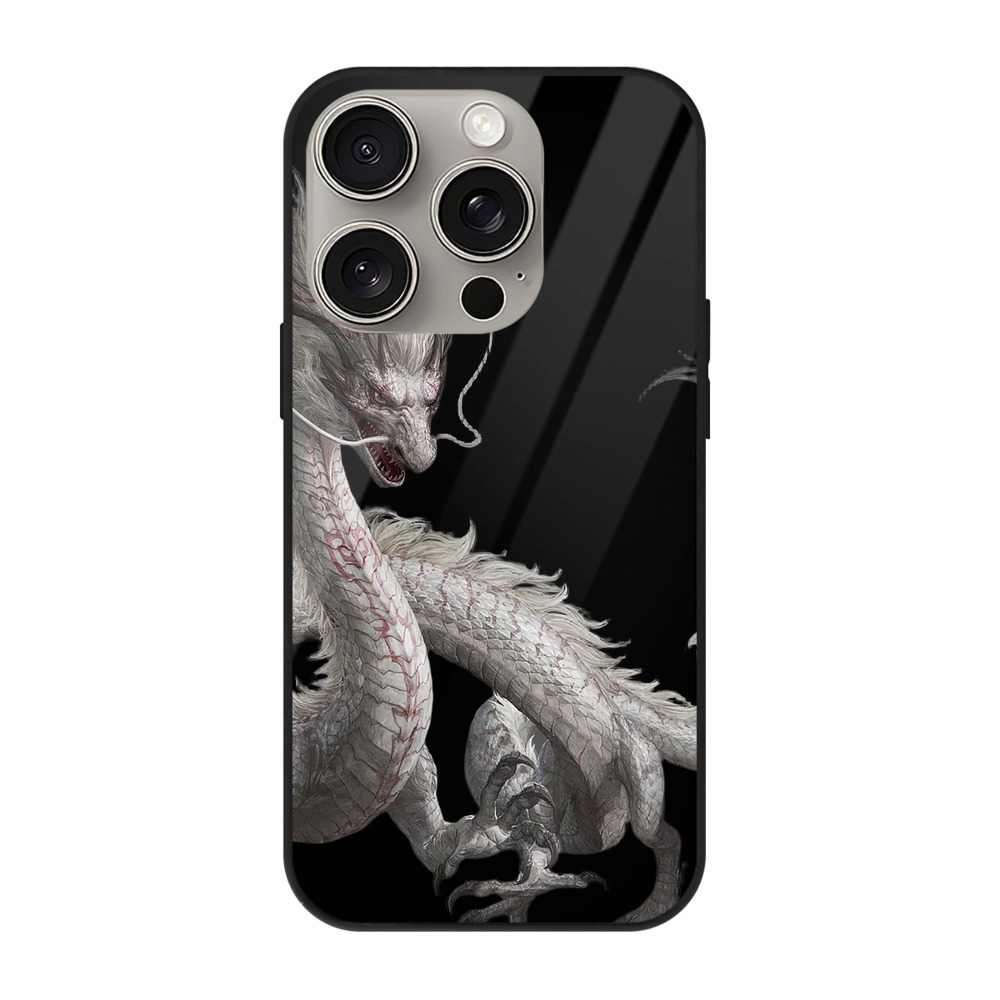 （画像用） Ne Zha 2 ナタ 魔童の大暴れ 【iPhone15Pro対応】スマホケース 耐衝撃＆黄変防止 背面ガラス