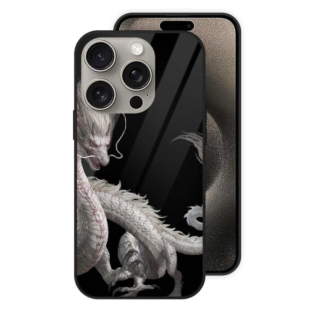 （画像用） Ne Zha 2 ナタ 魔童の大暴れ 【iPhone15Pro対応】スマホケース 耐衝撃＆黄変防止 背面ガラス