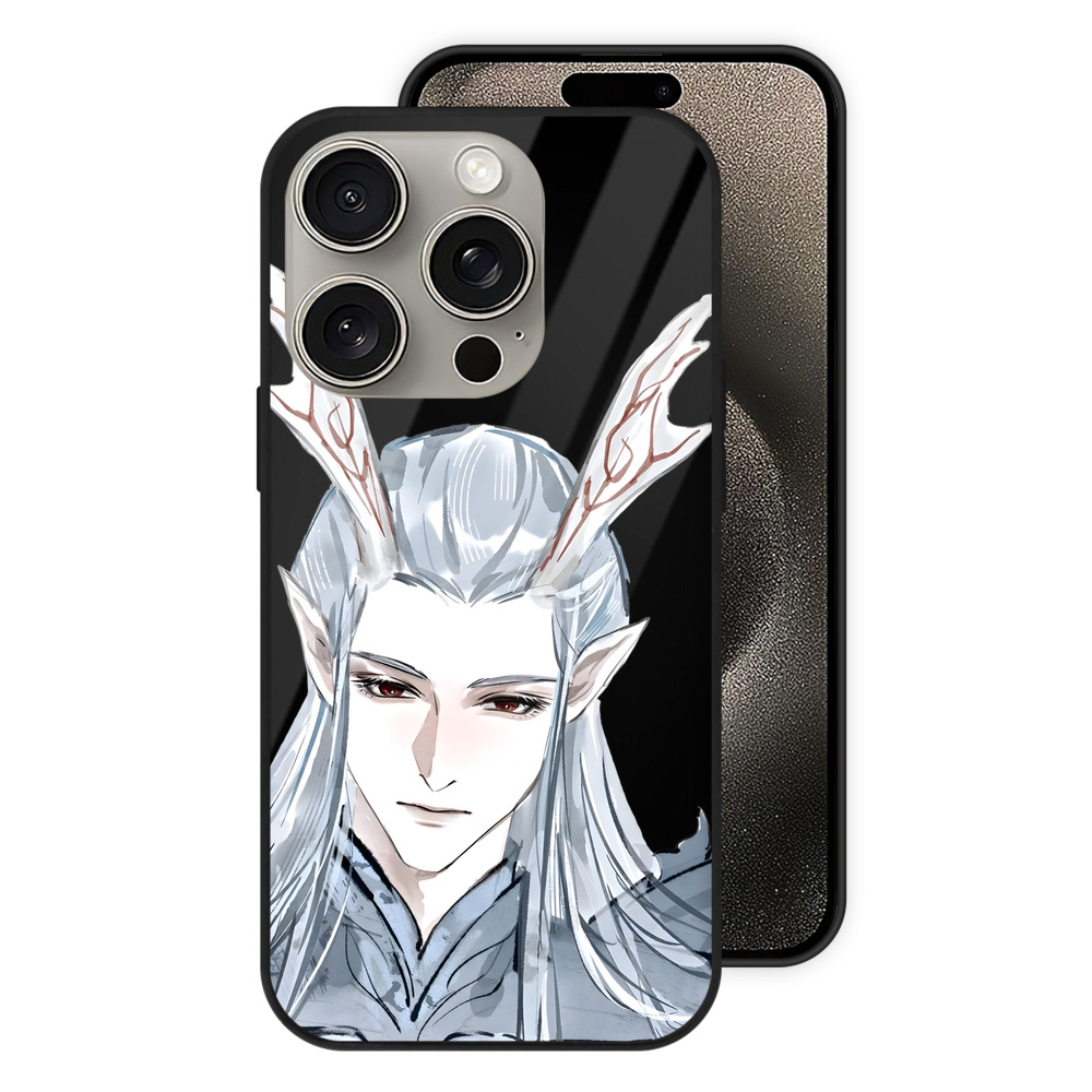 （画像用） Ne Zha 2 ナタ 魔童の大暴れ 【iPhone15Pro対応】スマホケース 耐衝撃＆黄変防止 背面ガラス