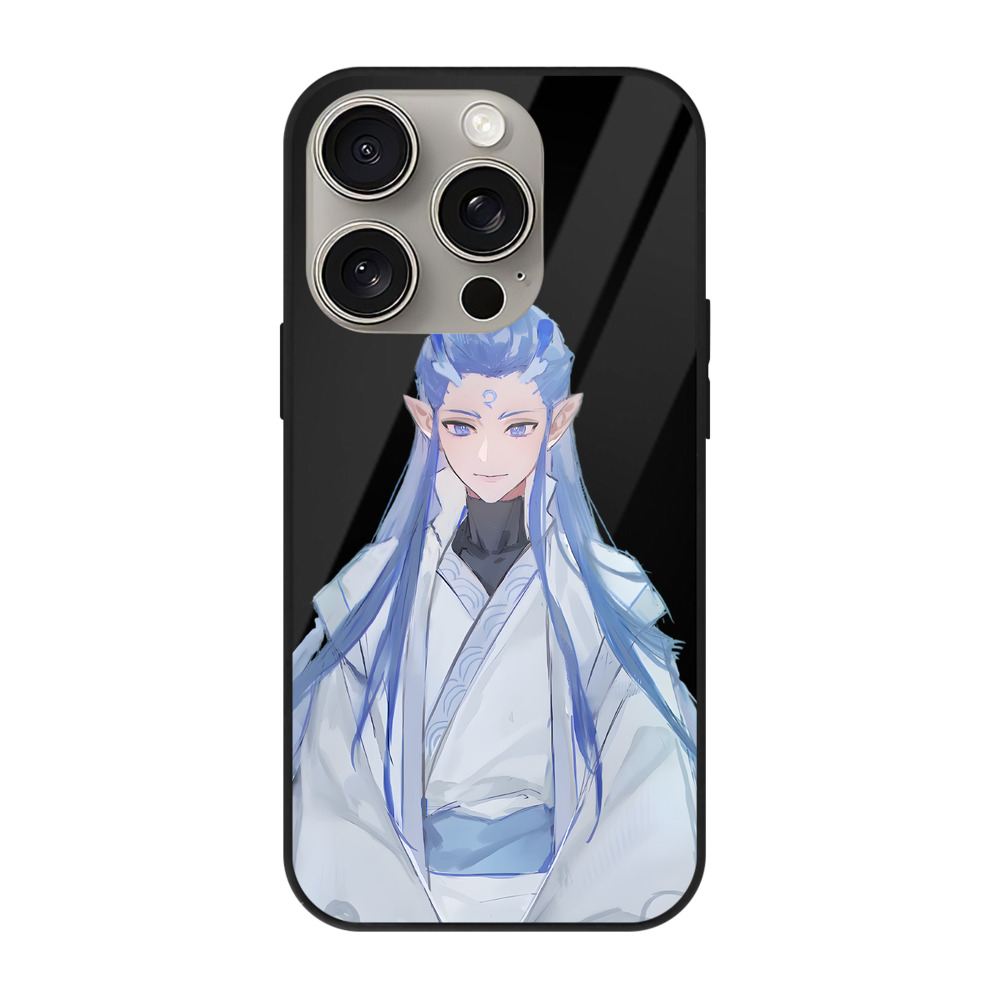 （画像用） Ne Zha 2 ナタ 魔童の大暴れ 【iPhone15Pro対応】スマホケース 耐衝撃＆黄変防止 背面ガラス