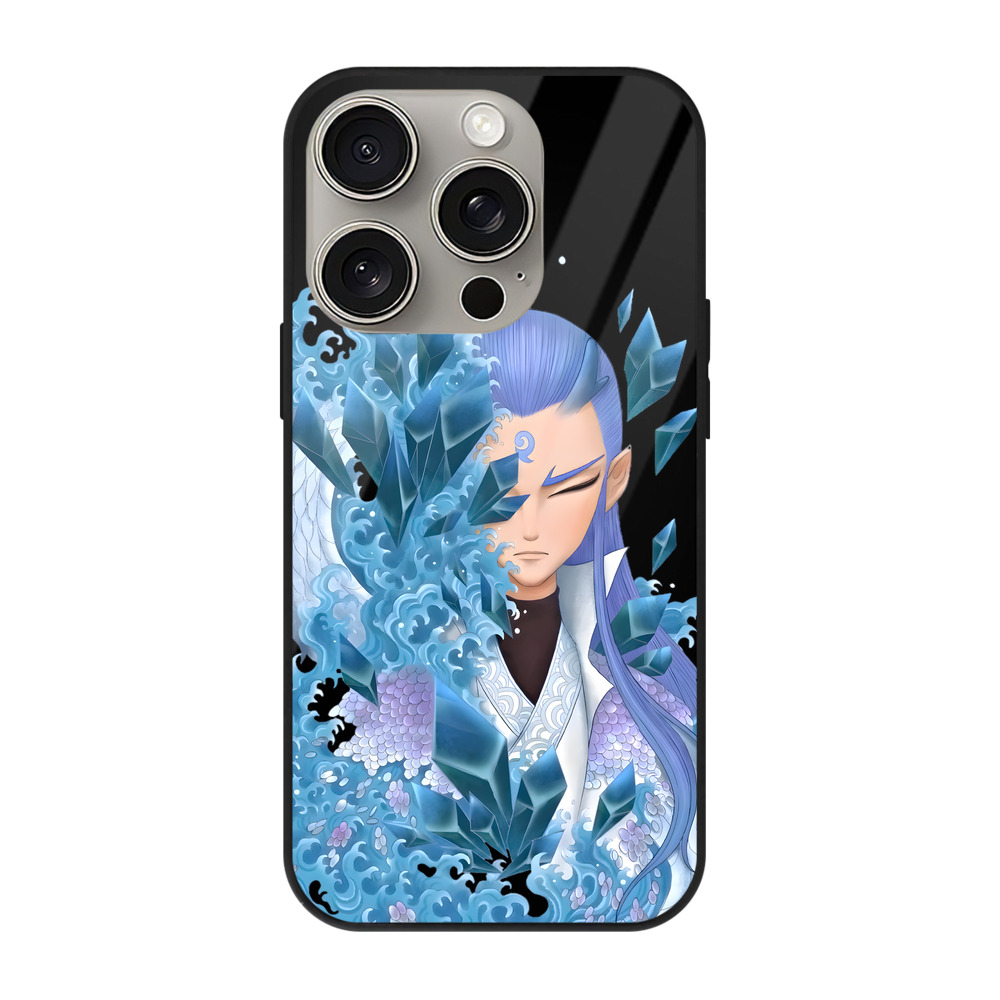 （画像用） Ne Zha 2 ナタ 魔童の大暴れ 【iPhone15Pro対応】スマホケース 耐衝撃＆黄変防止 背面ガラス