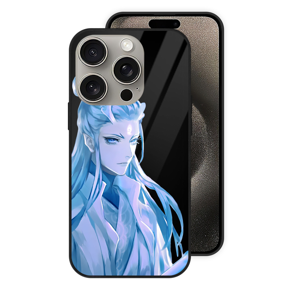 （画像用） Ne Zha 2 ナタ 魔童の大暴れ 【iPhone15Pro対応】スマホケース 耐衝撃＆黄変防止 背面ガラス