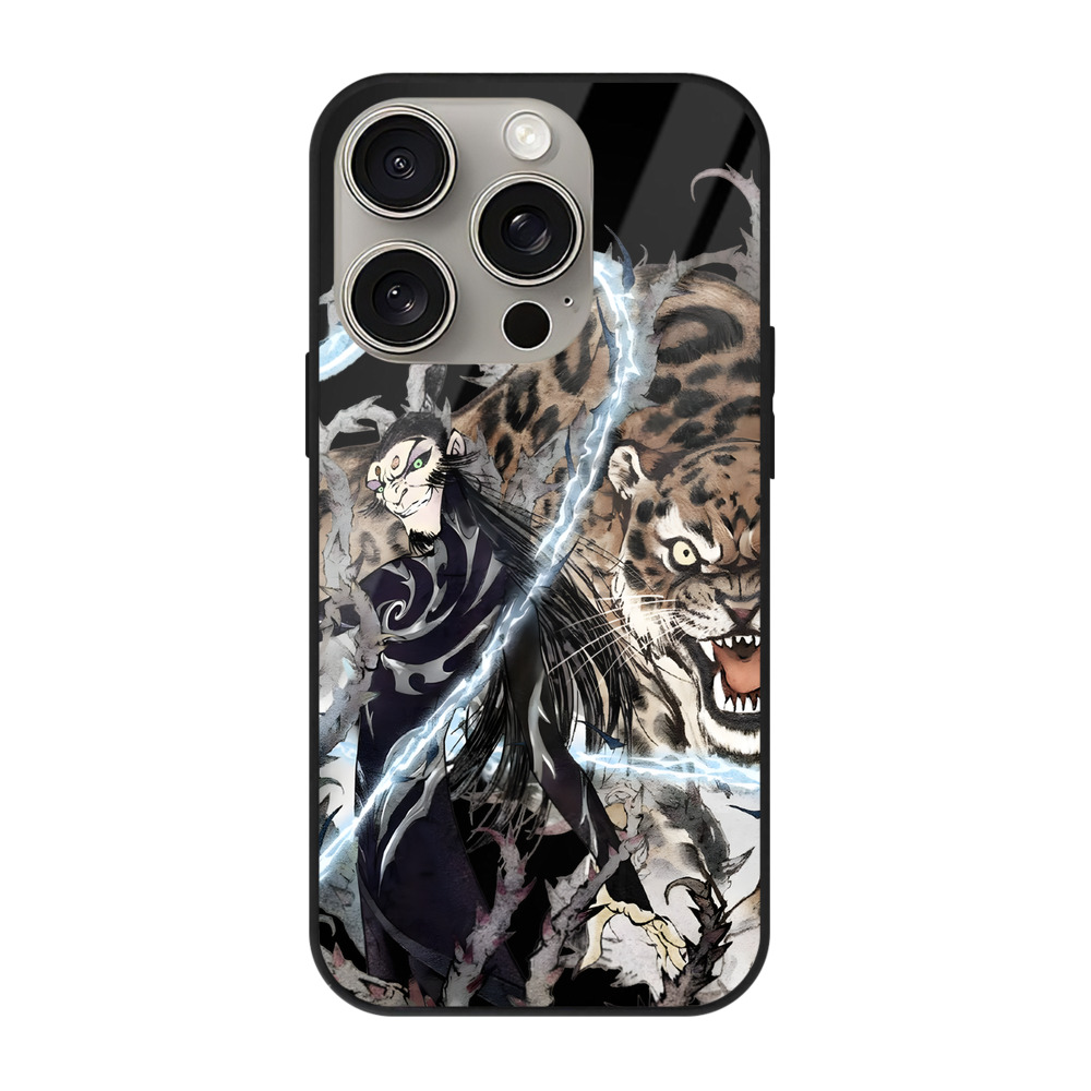 （画像用） Ne Zha 2 ナタ 魔童の大暴れ 【iPhone15Pro対応】スマホケース 耐衝撃＆黄変防止 背面ガラス