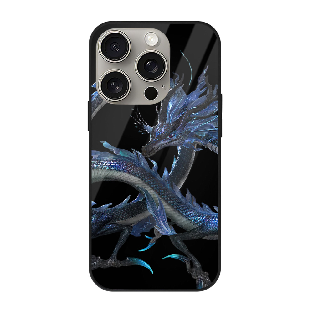 （画像用） Ne Zha 2 ナタ 魔童の大暴れ 【iPhone15Pro対応】スマホケース 耐衝撃＆黄変防止 背面ガラス