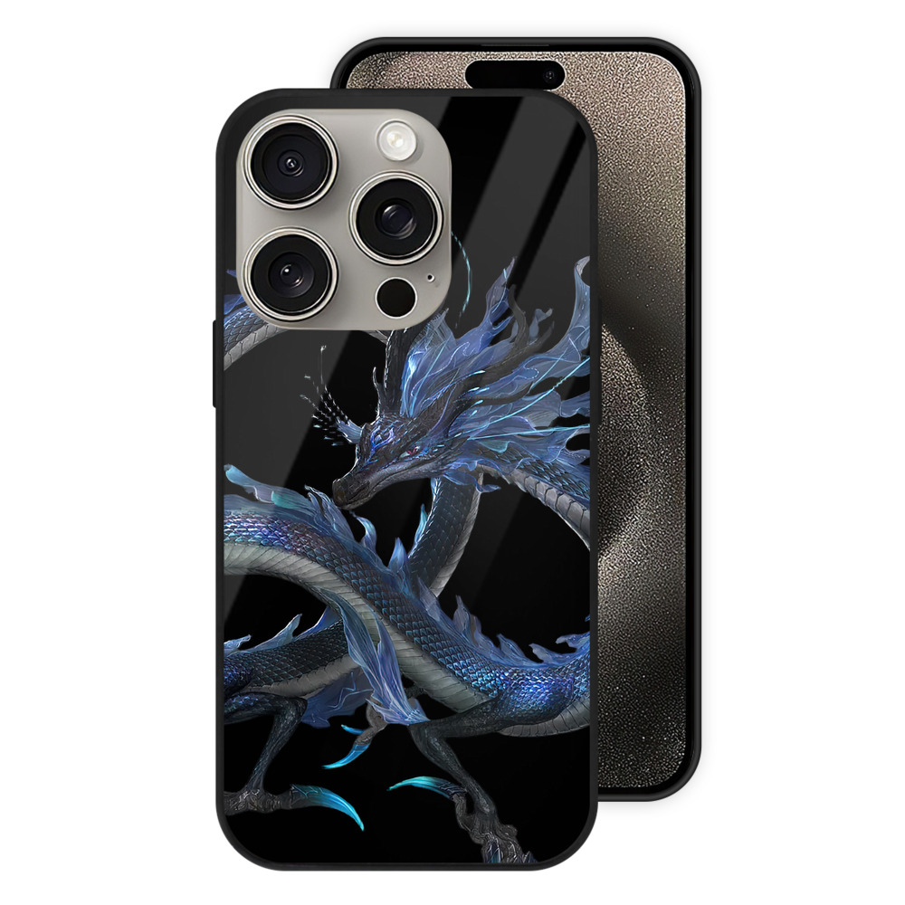 （画像用） Ne Zha 2 ナタ 魔童の大暴れ 【iPhone15Pro対応】スマホケース 耐衝撃＆黄変防止 背面ガラス