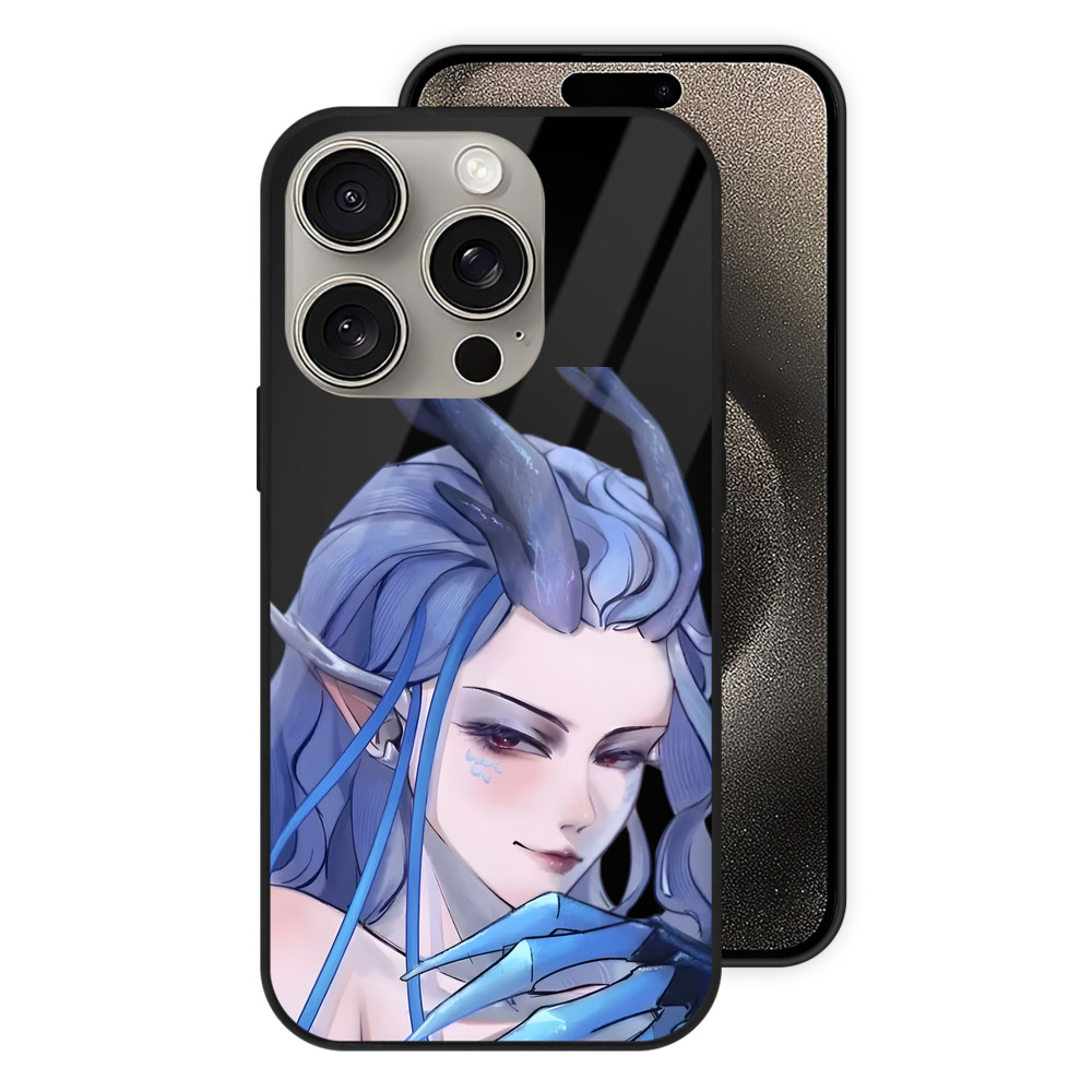 （画像用） Ne Zha 2 ナタ 魔童の大暴れ 【iPhone15Pro対応】スマホケース 耐衝撃＆黄変防止 背面ガラス