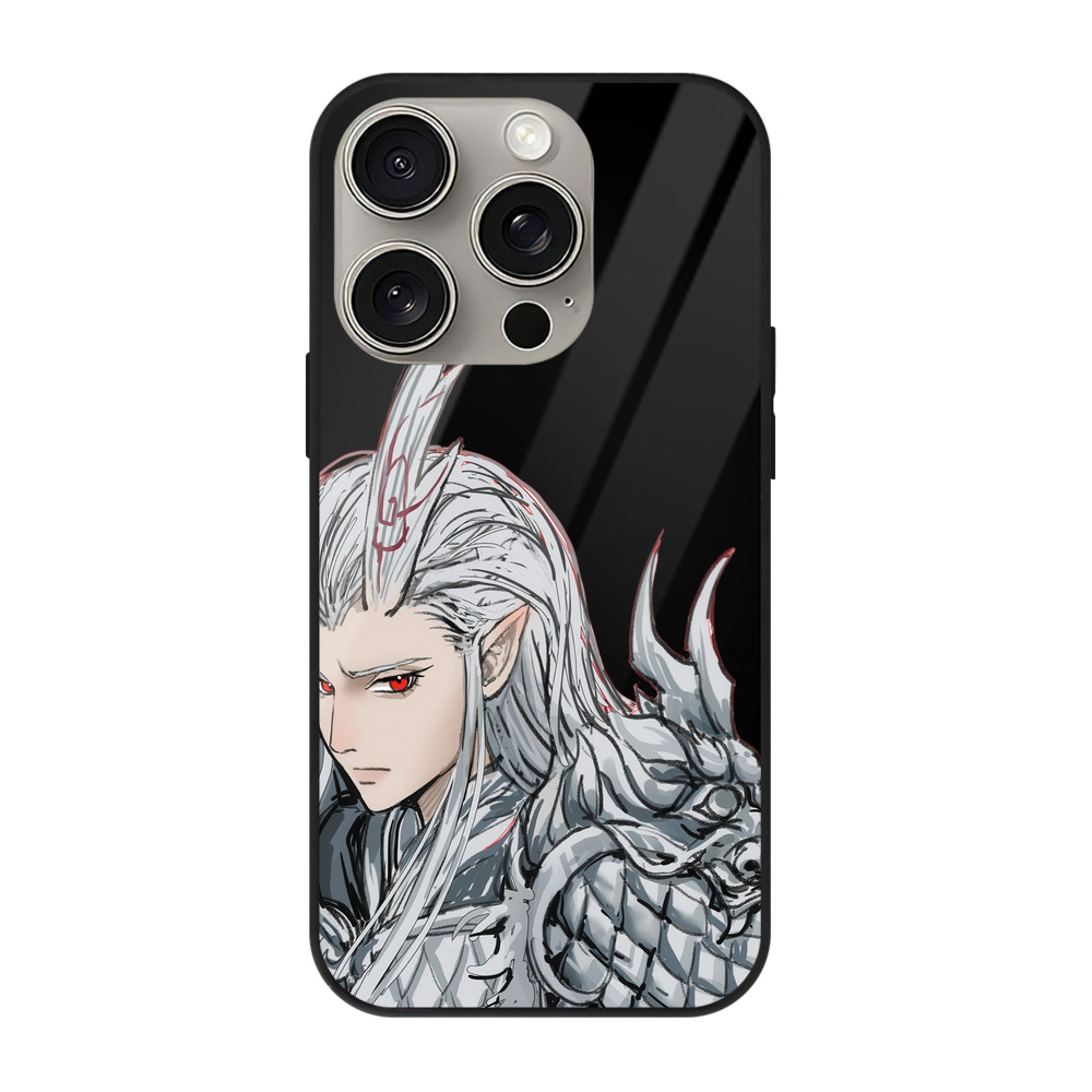 （画像用） Ne Zha 2 ナタ 魔童の大暴れ 【iPhone15Pro対応】スマホケース 耐衝撃＆黄変防止 背面ガラス