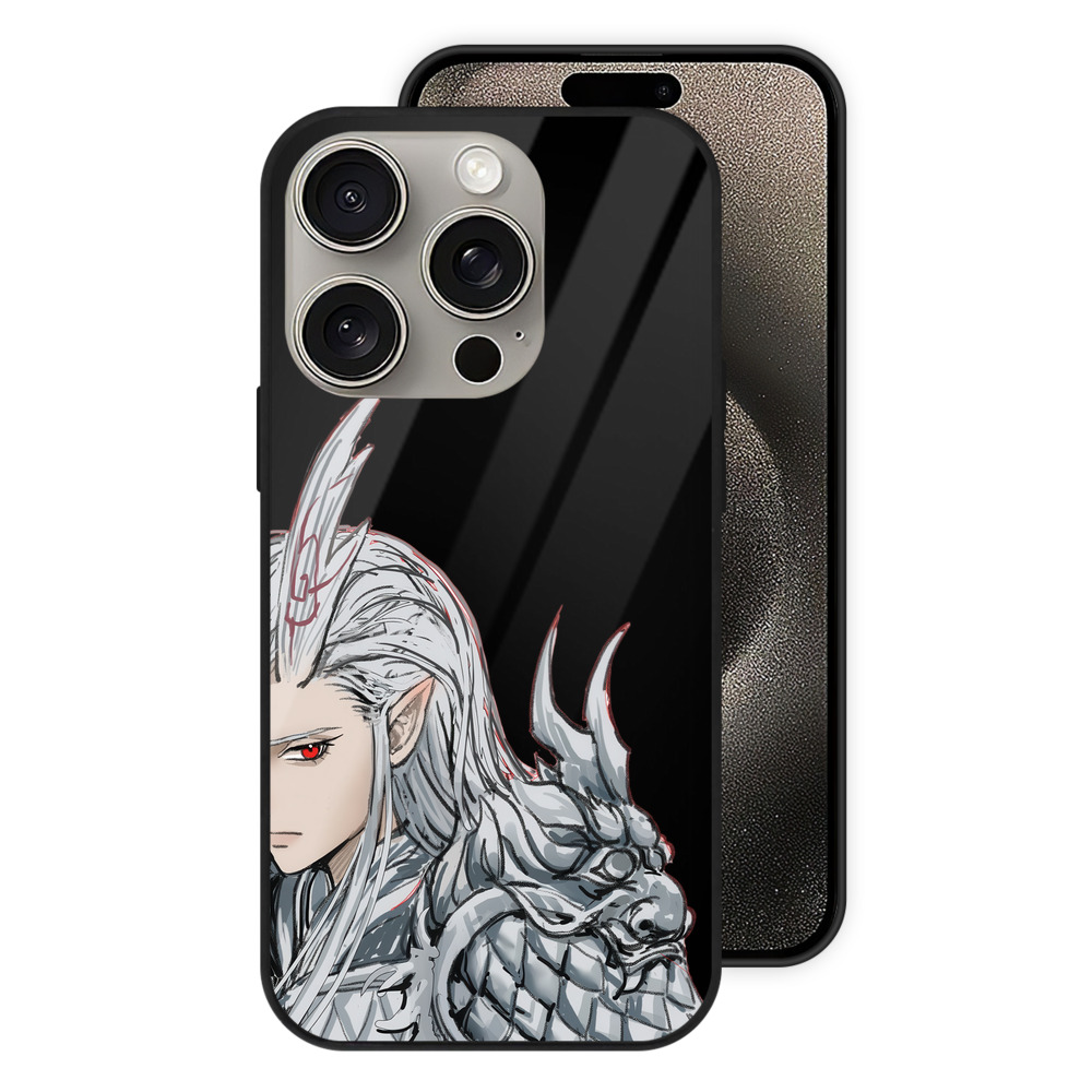 （画像用） Ne Zha 2 ナタ 魔童の大暴れ 【iPhone15Pro対応】スマホケース 耐衝撃＆黄変防止 背面ガラス
