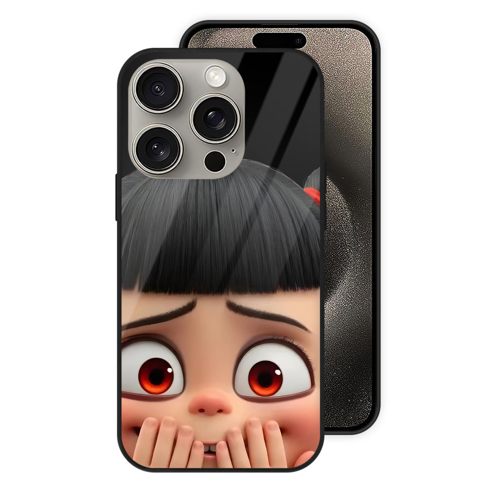 （画像用） Ne Zha 2 ナタ 魔童の大暴れ 【iPhone15Pro対応】スマホケース 耐衝撃＆黄変防止 背面ガラス