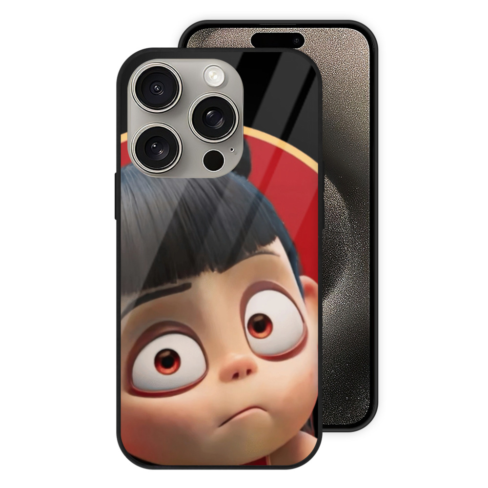 （画像用） Ne Zha 2 ナタ 魔童の大暴れ 【iPhone15Pro対応】スマホケース 耐衝撃＆黄変防止 背面ガラス