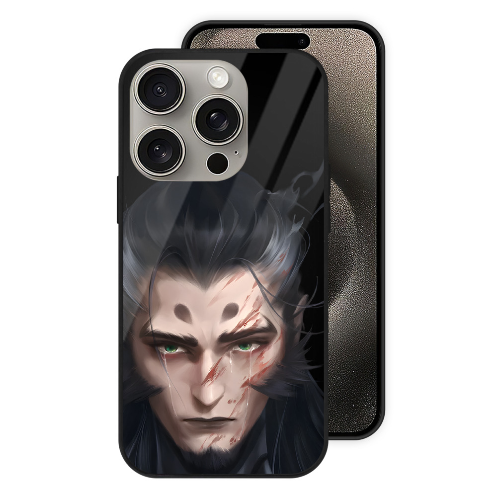 （画像用） Ne Zha 2 ナタ 魔童の大暴れ 【iPhone15Pro対応】スマホケース 耐衝撃＆黄変防止 背面ガラス