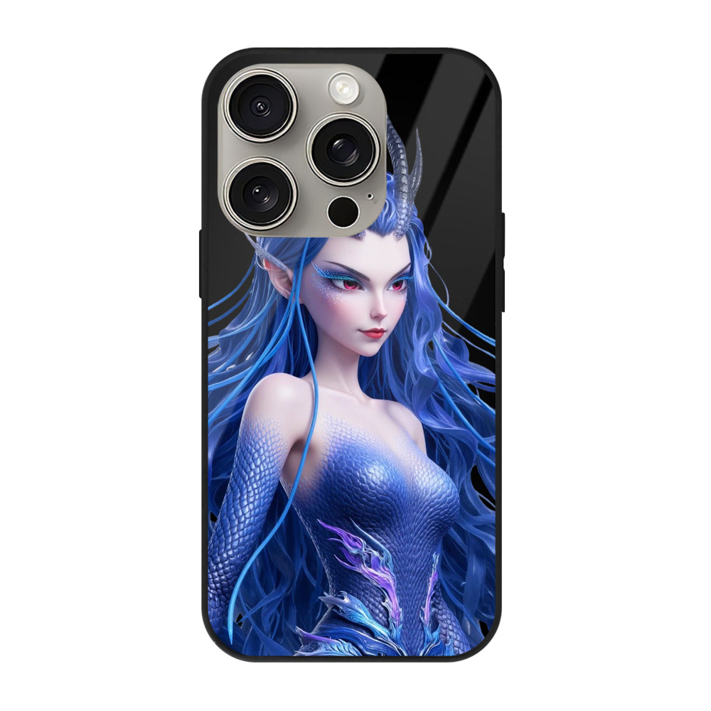 （画像用） Ne Zha 2 ナタ 魔童の大暴れ 【iPhone15Pro対応】スマホケース 耐衝撃＆黄変防止 背面ガラス