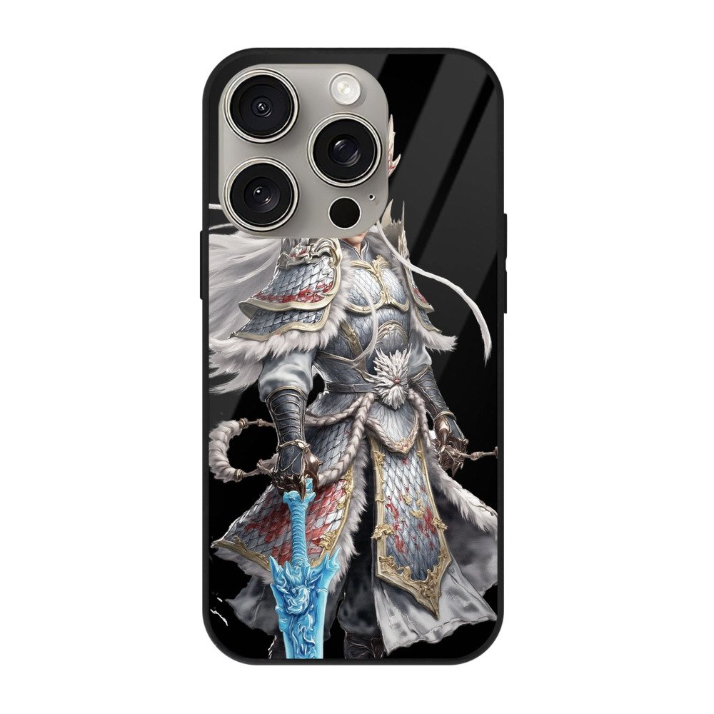 （画像用） Ne Zha 2 ナタ 魔童の大暴れ 【iPhone15Pro対応】スマホケース 耐衝撃＆黄変防止 背面ガラス