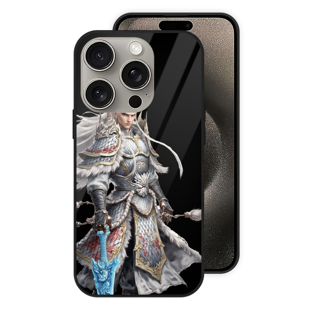 （画像用） Ne Zha 2 ナタ 魔童の大暴れ 【iPhone15Pro対応】スマホケース 耐衝撃＆黄変防止 背面ガラス