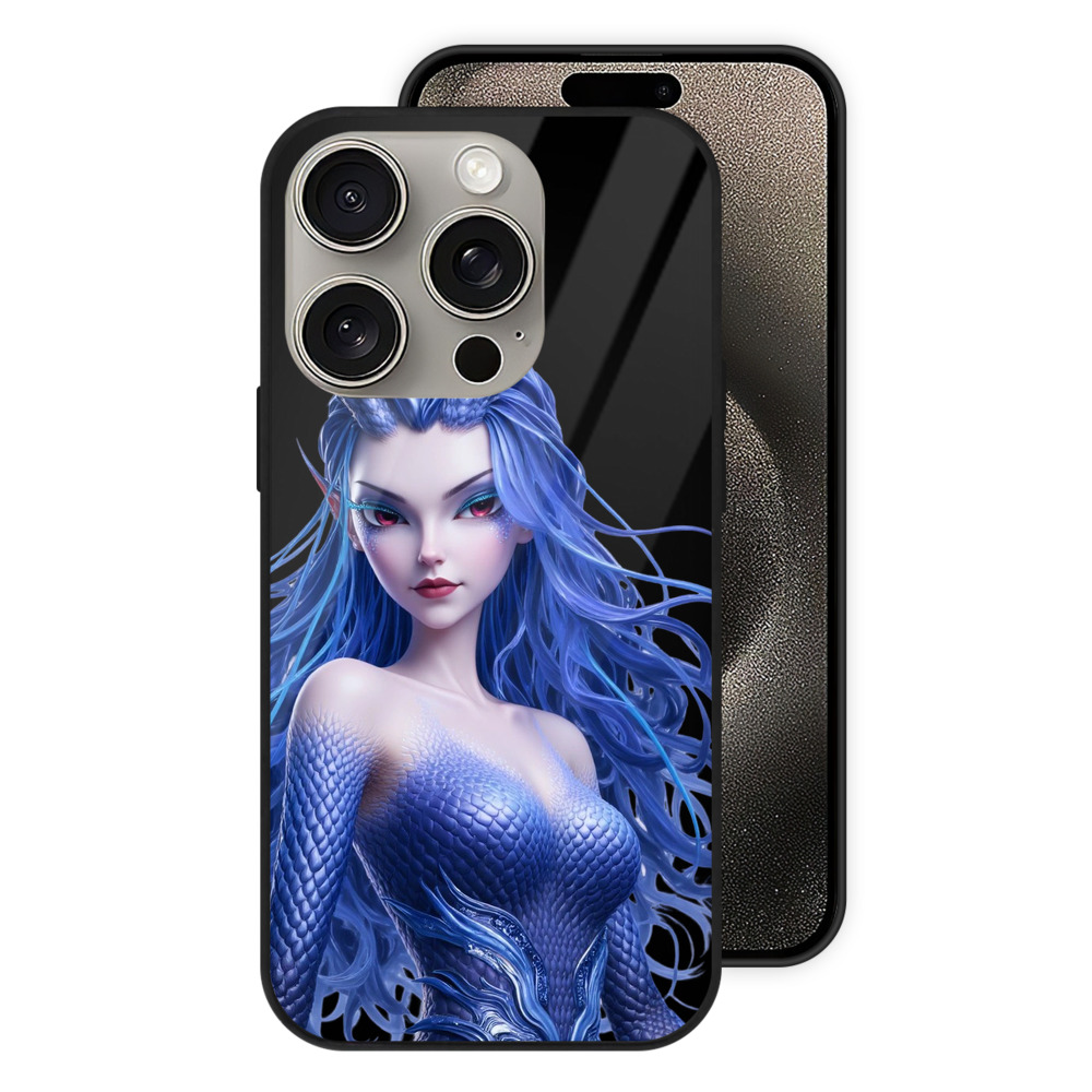 （画像用） Ne Zha 2 ナタ 魔童の大暴れ 【iPhone15Pro対応】スマホケース 耐衝撃＆黄変防止 背面ガラス