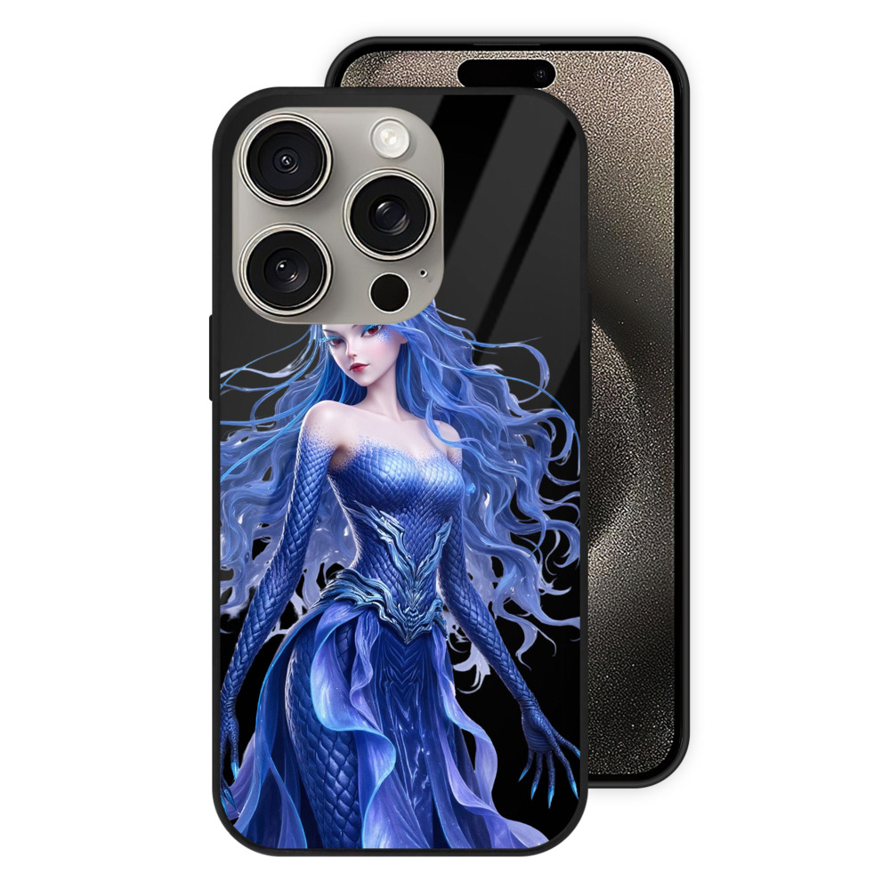 （画像用） Ne Zha 2 ナタ 魔童の大暴れ 【iPhone15Pro対応】スマホケース 耐衝撃＆黄変防止 背面ガラス