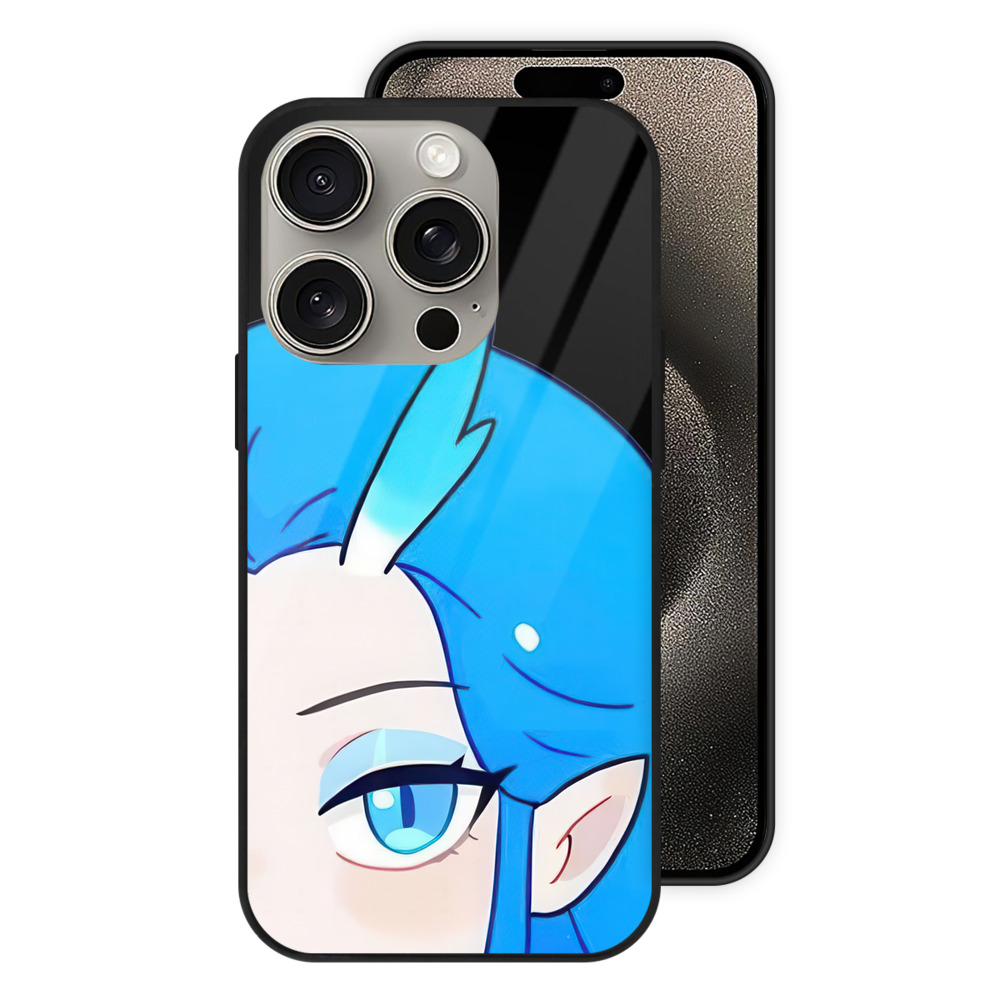 （画像用） Ne Zha 2 ナタ 魔童の大暴れ 【iPhone15Pro対応】スマホケース 耐衝撃＆黄変防止 背面ガラス