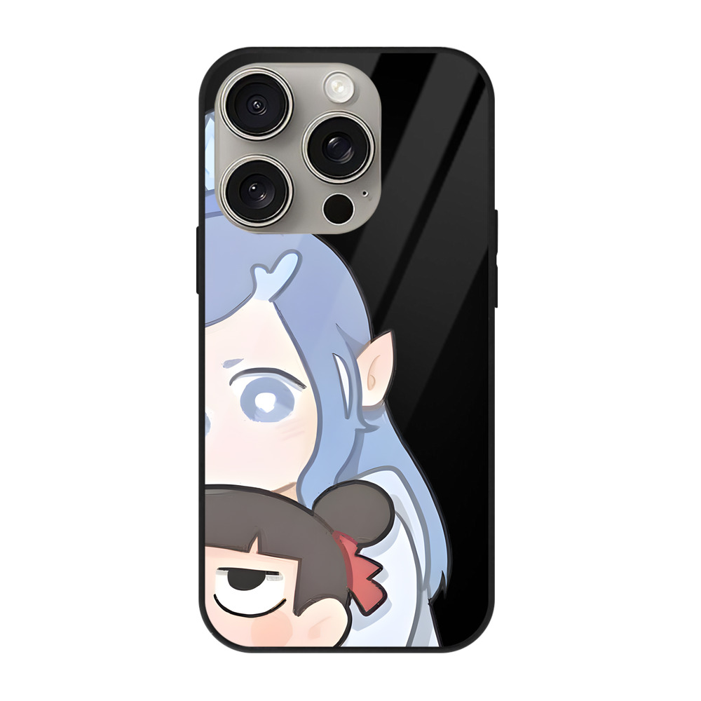 （画像用） Ne Zha 2 ナタ 魔童の大暴れ 【iPhone15Pro対応】スマホケース 耐衝撃＆黄変防止 背面ガラス