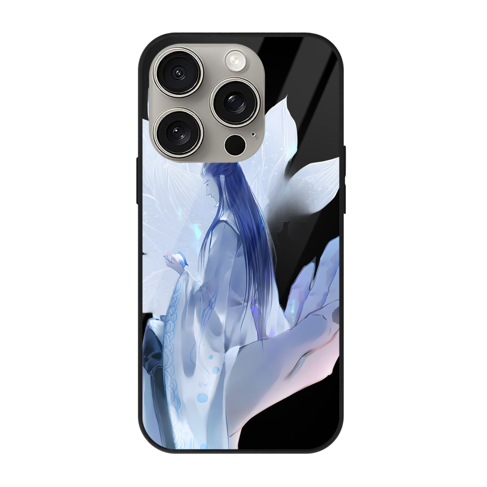 （画像用） Ne Zha 2 ナタ 魔童の大暴れ 【iPhone15Pro対応】スマホケース 耐衝撃＆黄変防止 背面ガラス