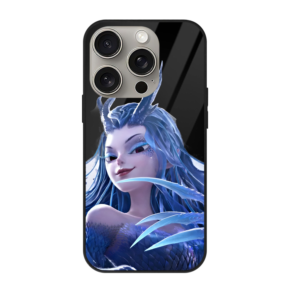 （画像用） Ne Zha 2 ナタ 魔童の大暴れ 【iPhone15Pro対応】スマホケース 耐衝撃＆黄変防止 背面ガラス