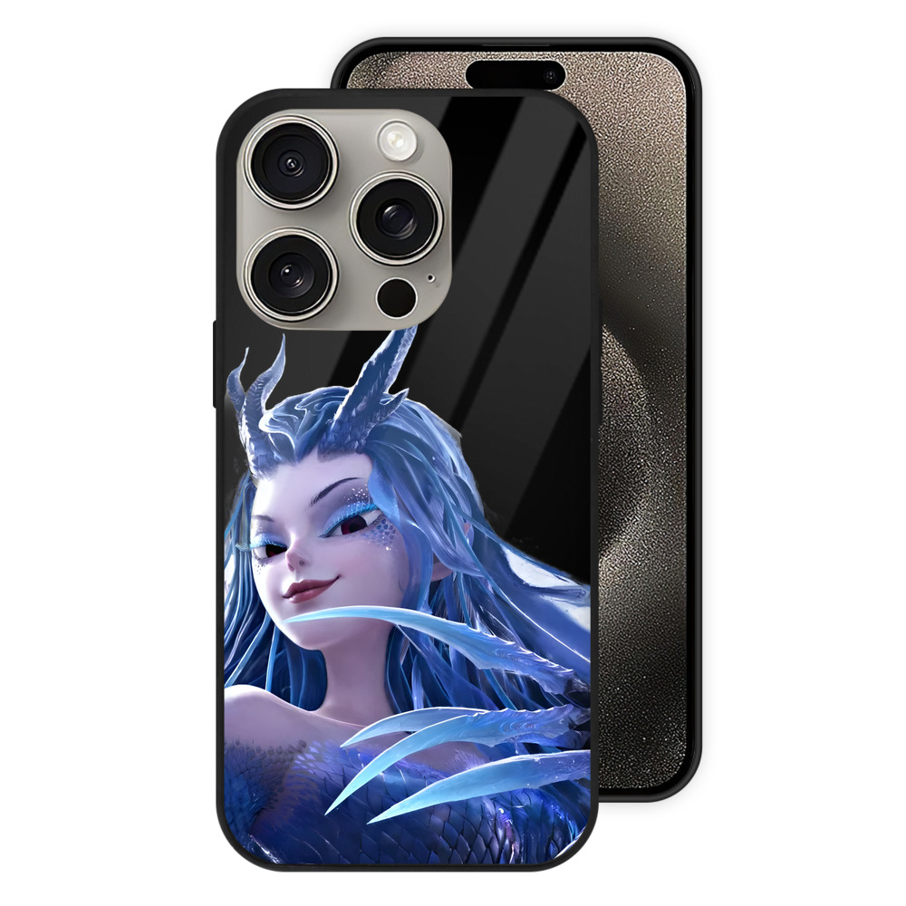 （画像用） Ne Zha 2 ナタ 魔童の大暴れ 【iPhone15Pro対応】スマホケース 耐衝撃＆黄変防止 背面ガラス