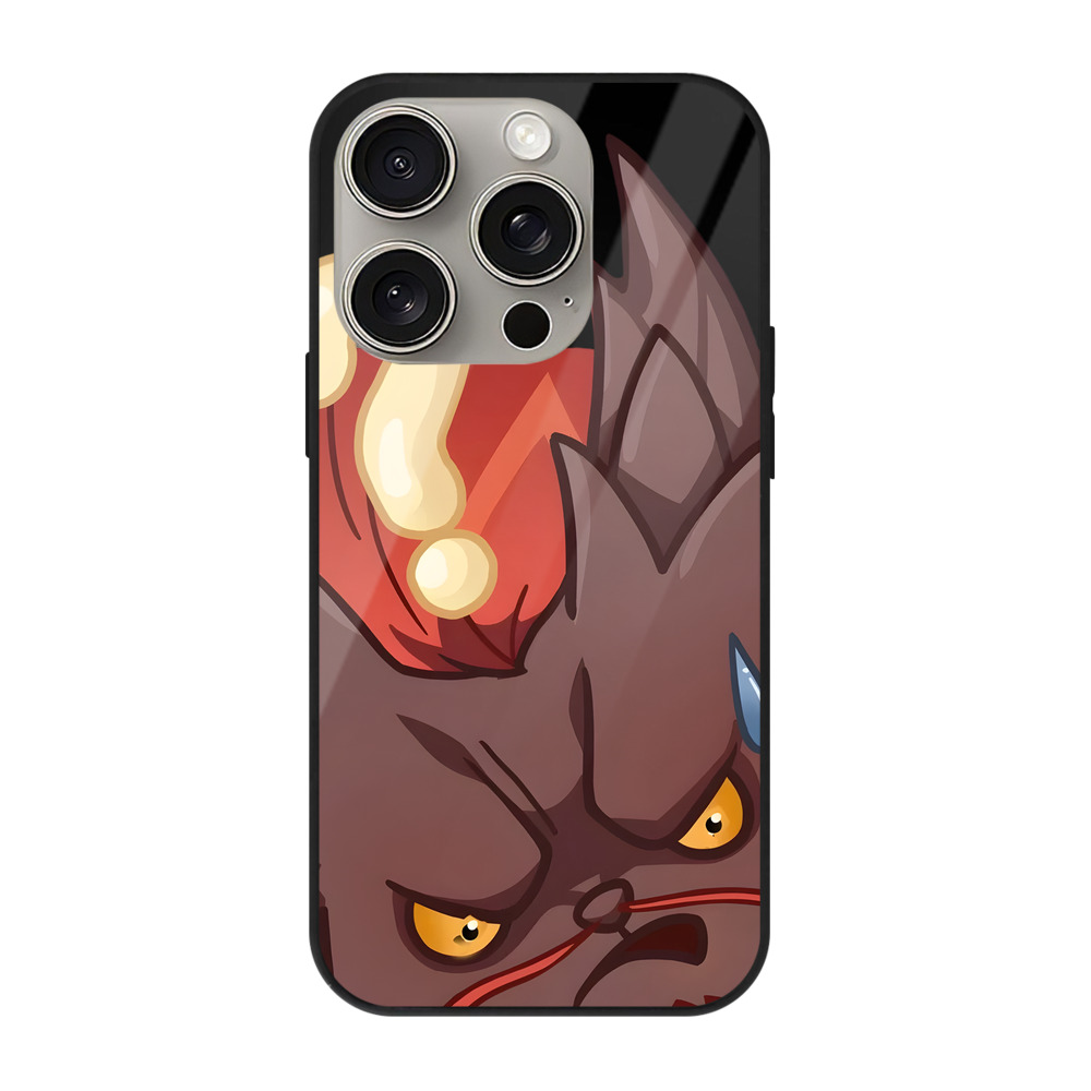 （画像用） Ne Zha 2 ナタ 魔童の大暴れ 【iPhone15Pro対応】スマホケース 耐衝撃＆黄変防止 背面ガラス