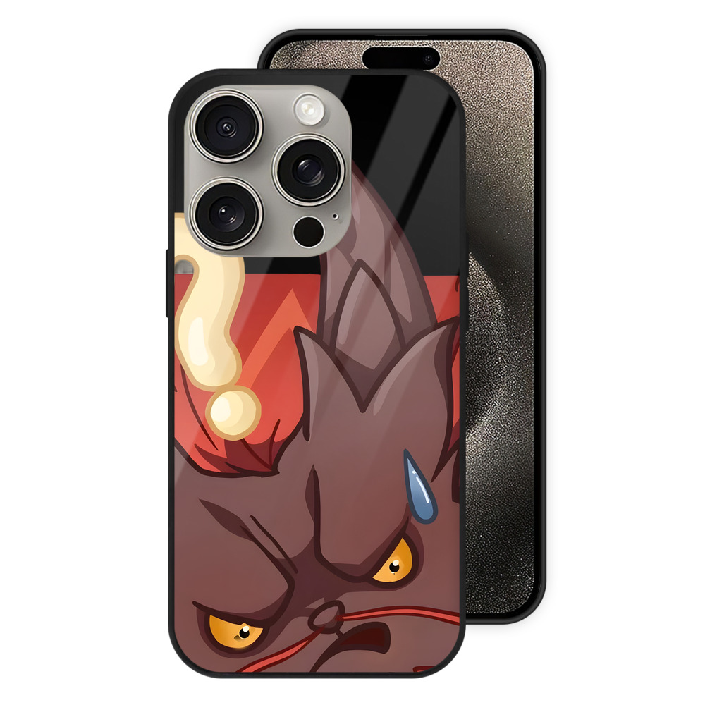 （画像用） Ne Zha 2 ナタ 魔童の大暴れ 【iPhone15Pro対応】スマホケース 耐衝撃＆黄変防止 背面ガラス