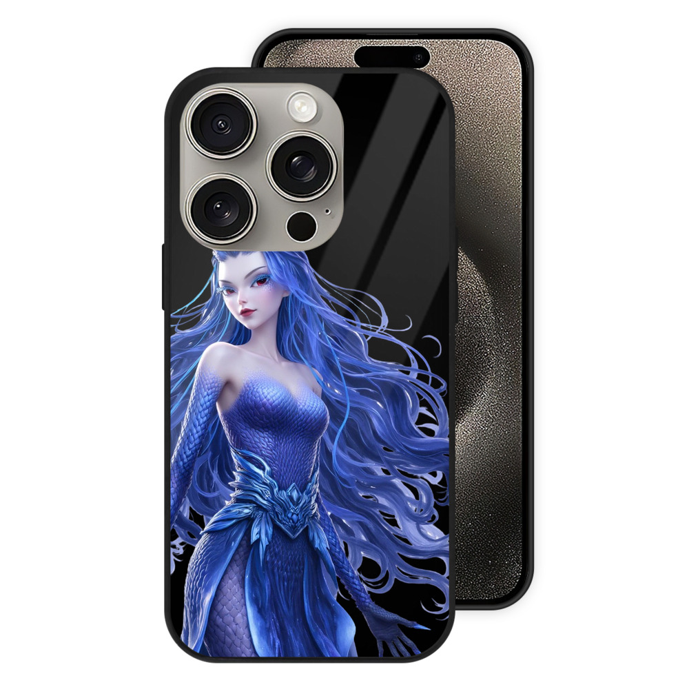 （画像用） Ne Zha 2 ナタ 魔童の大暴れ 【iPhone15Pro対応】スマホケース 耐衝撃＆黄変防止 背面ガラス