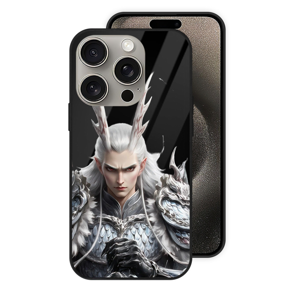 （画像用） Ne Zha 2 ナタ 魔童の大暴れ 【iPhone15Pro対応】スマホケース 耐衝撃＆黄変防止 背面ガラス