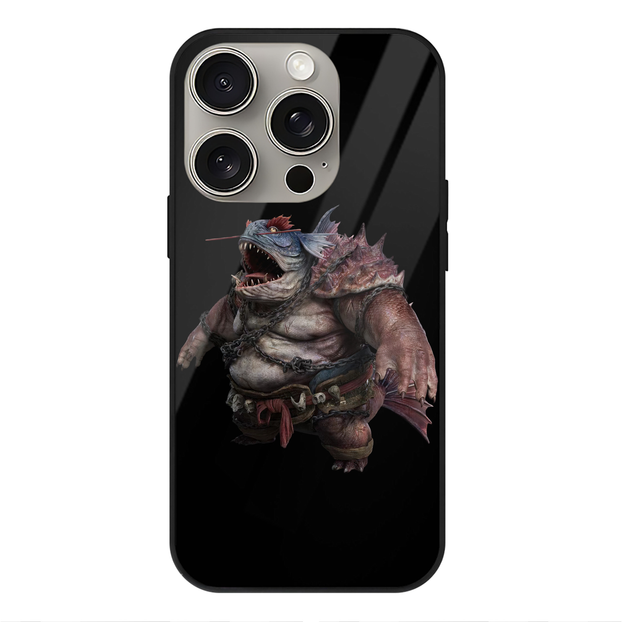 （画像用） Ne Zha 2 ナタ 魔童の大暴れ 【iPhone15Pro対応】スマホケース 耐衝撃＆黄変防止 背面ガラス