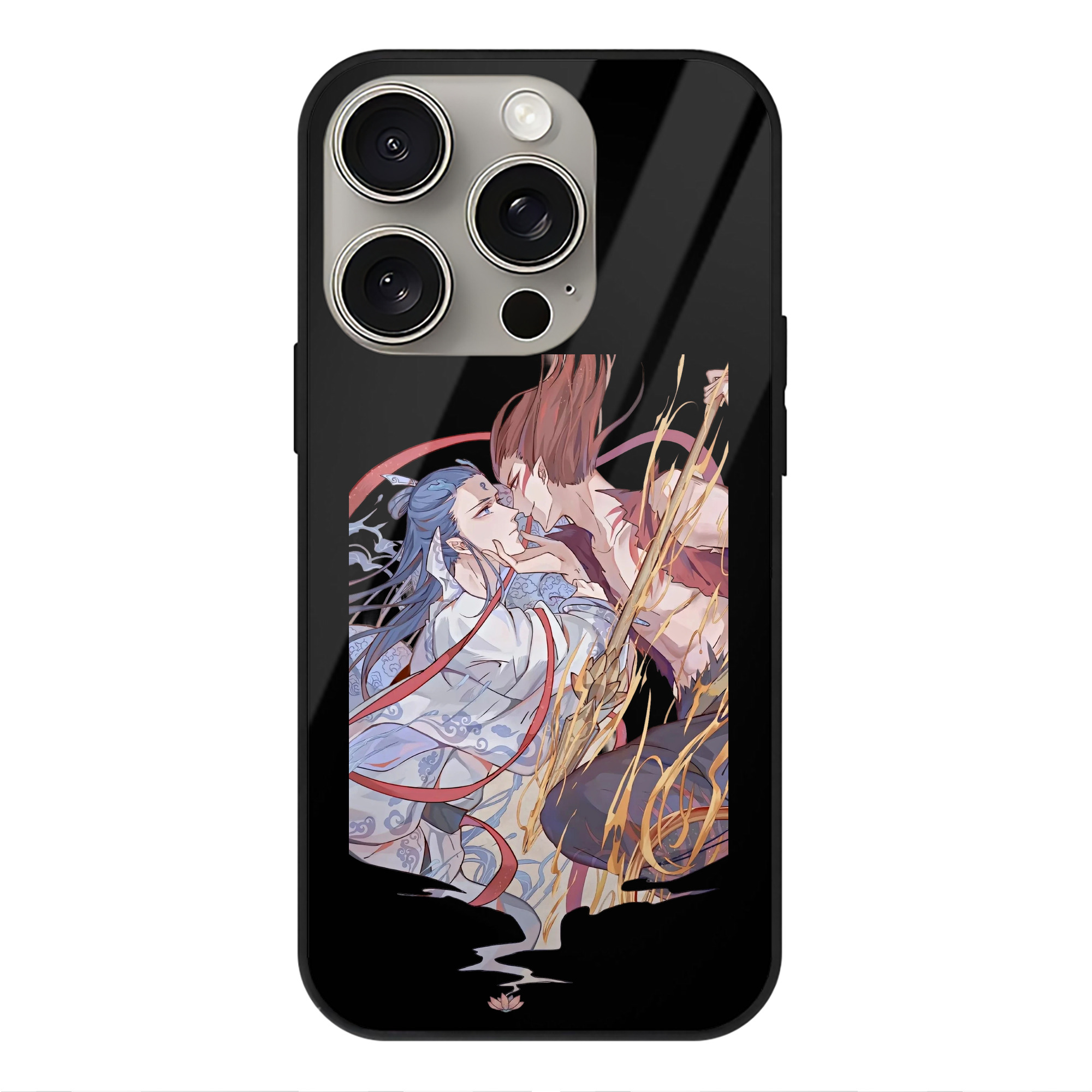 （画像用） Ne Zha 2 ナタ 魔童の大暴れ 【iPhone15Pro対応】スマホケース 耐衝撃＆黄変防止 背面ガラス