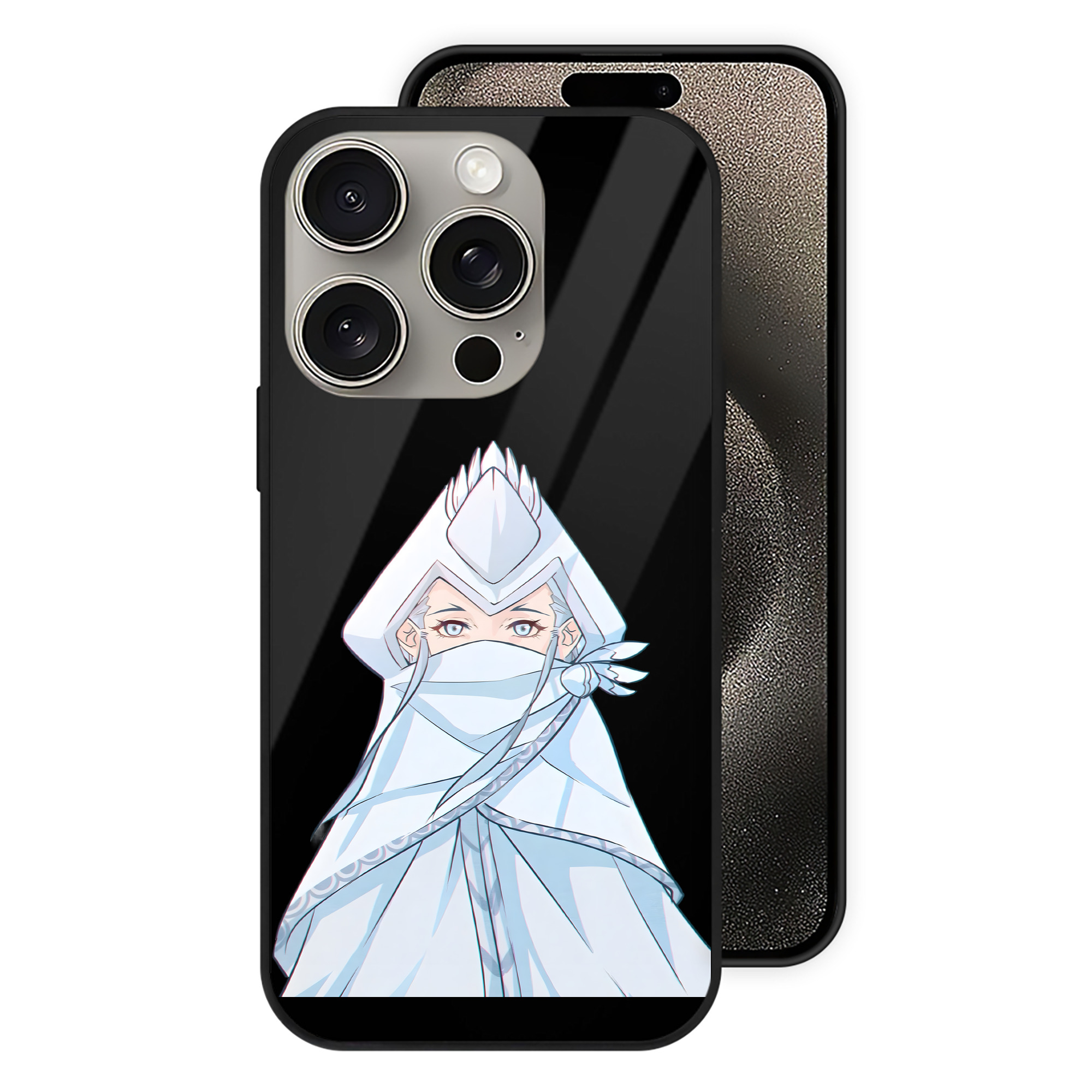 （画像用） Ne Zha 2 ナタ 魔童の大暴れ 【iPhone15Pro対応】スマホケース 耐衝撃＆黄変防止 背面ガラス