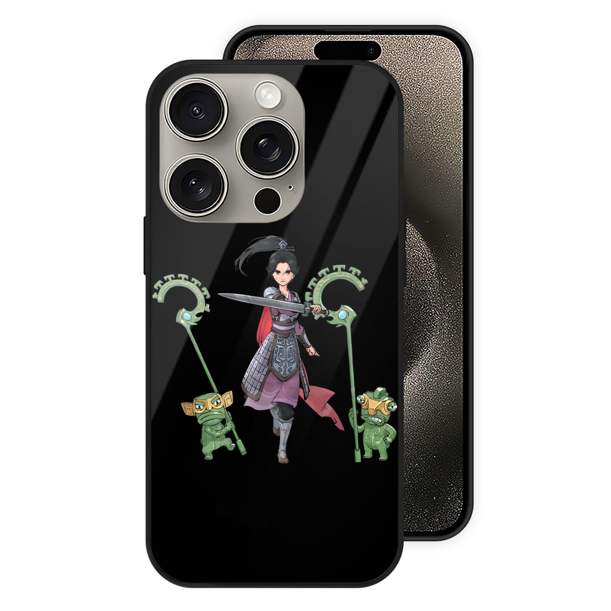 Ne Zha 2 ナタ 魔童の大暴れ 【iPhone15Pro対応】スマホケース 耐衝撃＆黄変防止 背面ガラス