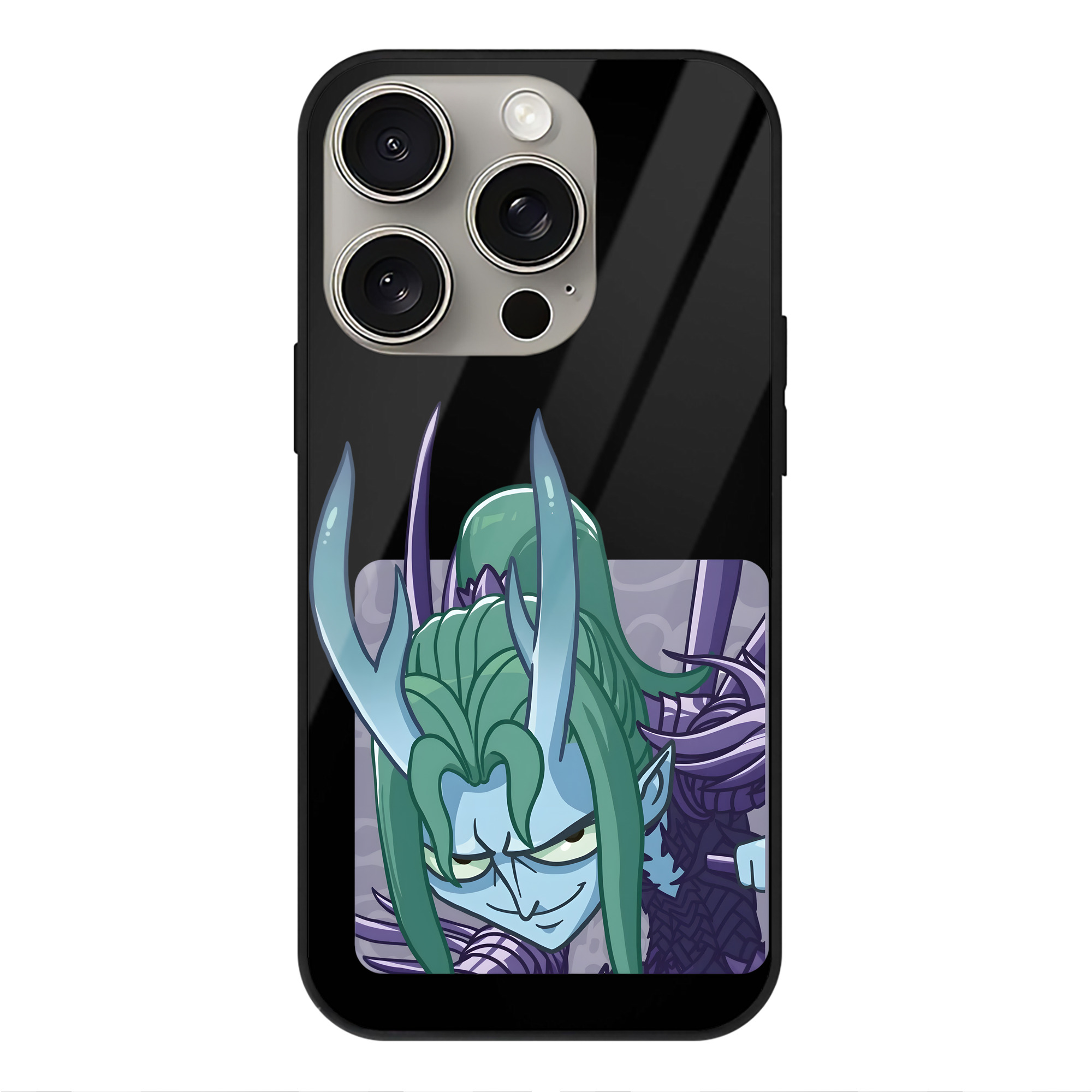 （画像用） Ne Zha 2 ナタ 魔童の大暴れ 【iPhone15Pro対応】スマホケース 耐衝撃＆黄変防止 背面ガラス