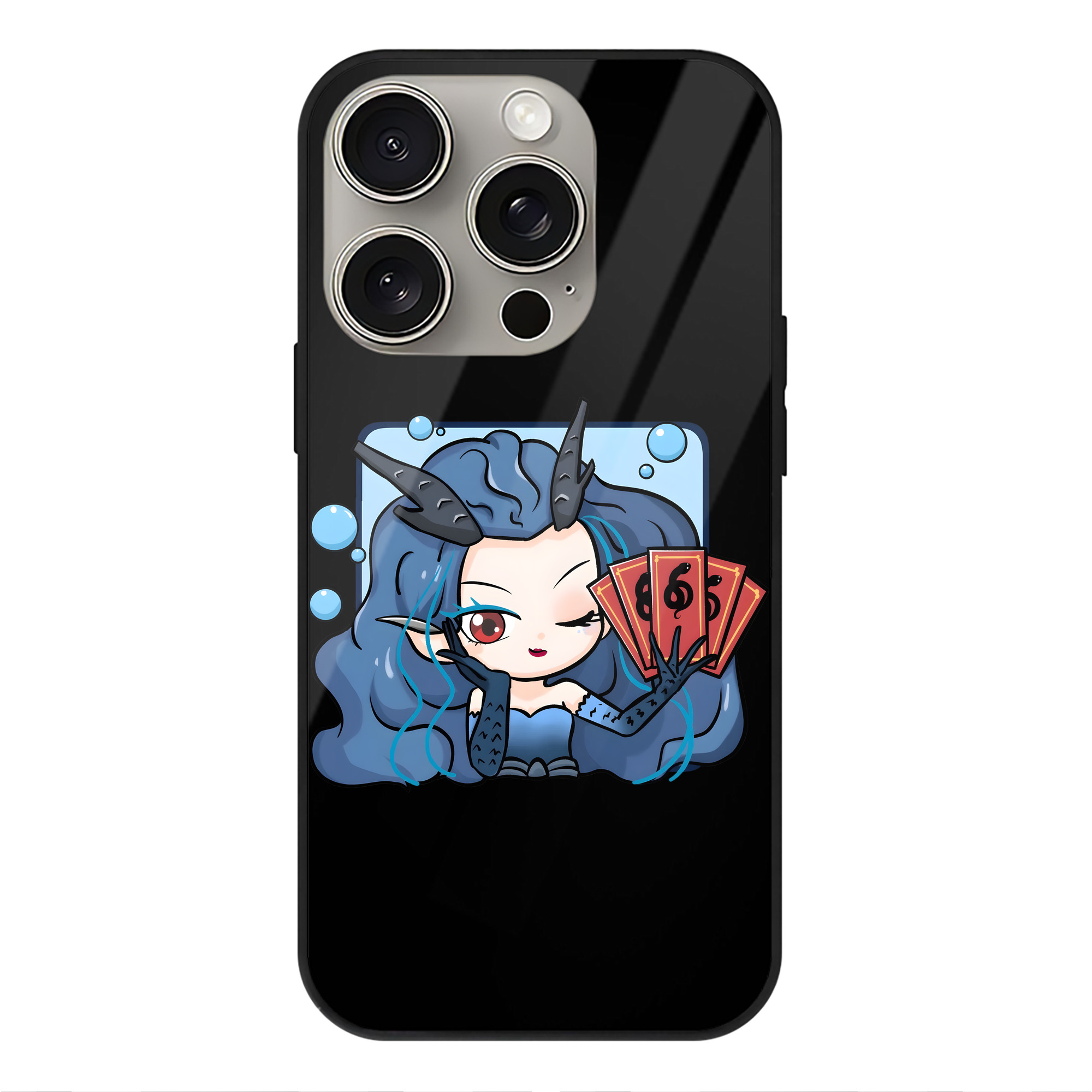 （画像用） Ne Zha 2 ナタ 魔童の大暴れ 【iPhone15Pro対応】スマホケース 耐衝撃＆黄変防止 背面ガラス