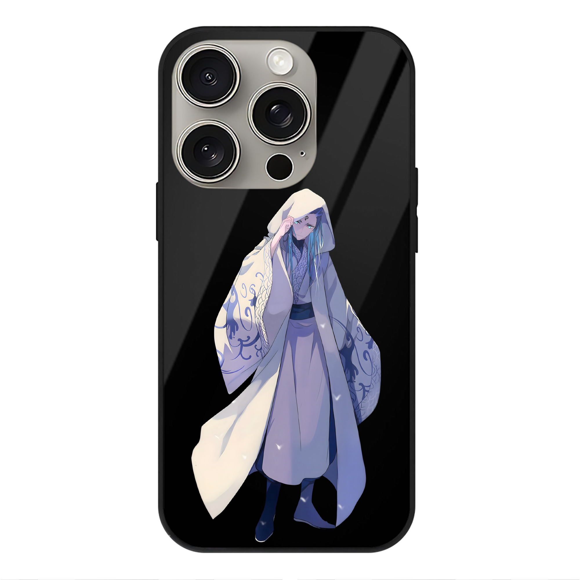 （画像用） Ne Zha 2 ナタ 魔童の大暴れ 【iPhone15Pro対応】スマホケース 耐衝撃＆黄変防止 背面ガラス