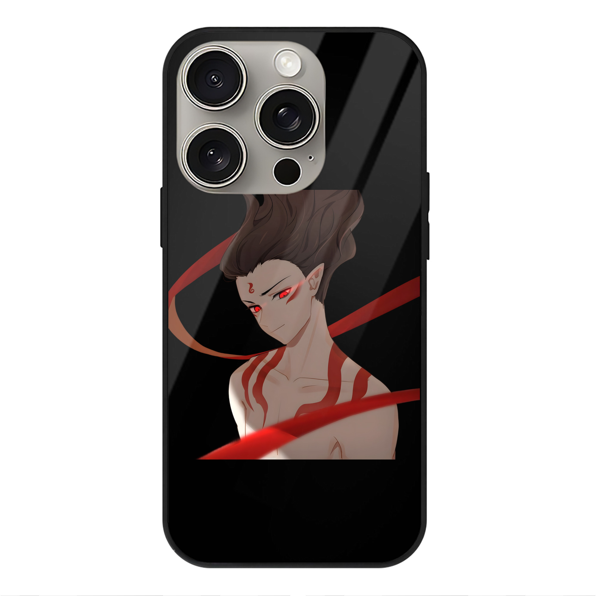 （画像用） Ne Zha 2 ナタ 魔童の大暴れ 【iPhone15Pro対応】スマホケース 耐衝撃＆黄変防止 背面ガラス