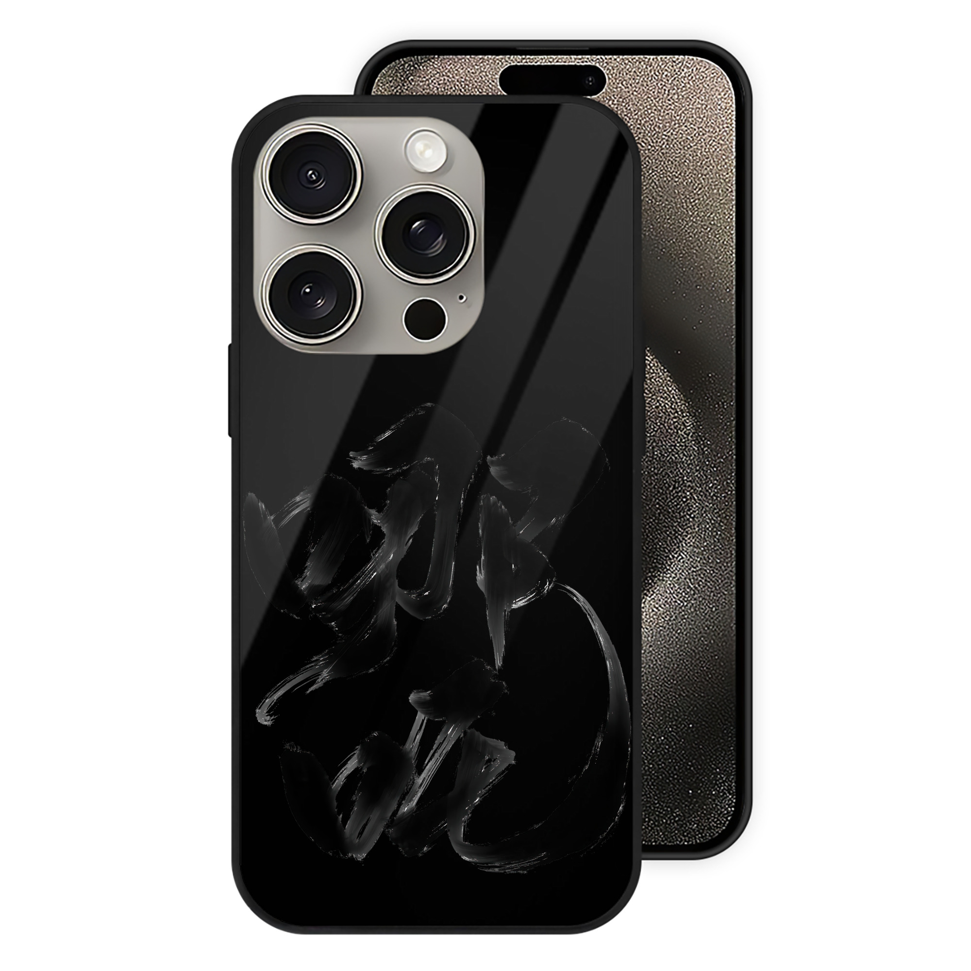 （画像用） Ne Zha 2 ナタ 魔童の大暴れ 【iPhone15Pro対応】スマホケース 耐衝撃＆黄変防止 背面ガラス