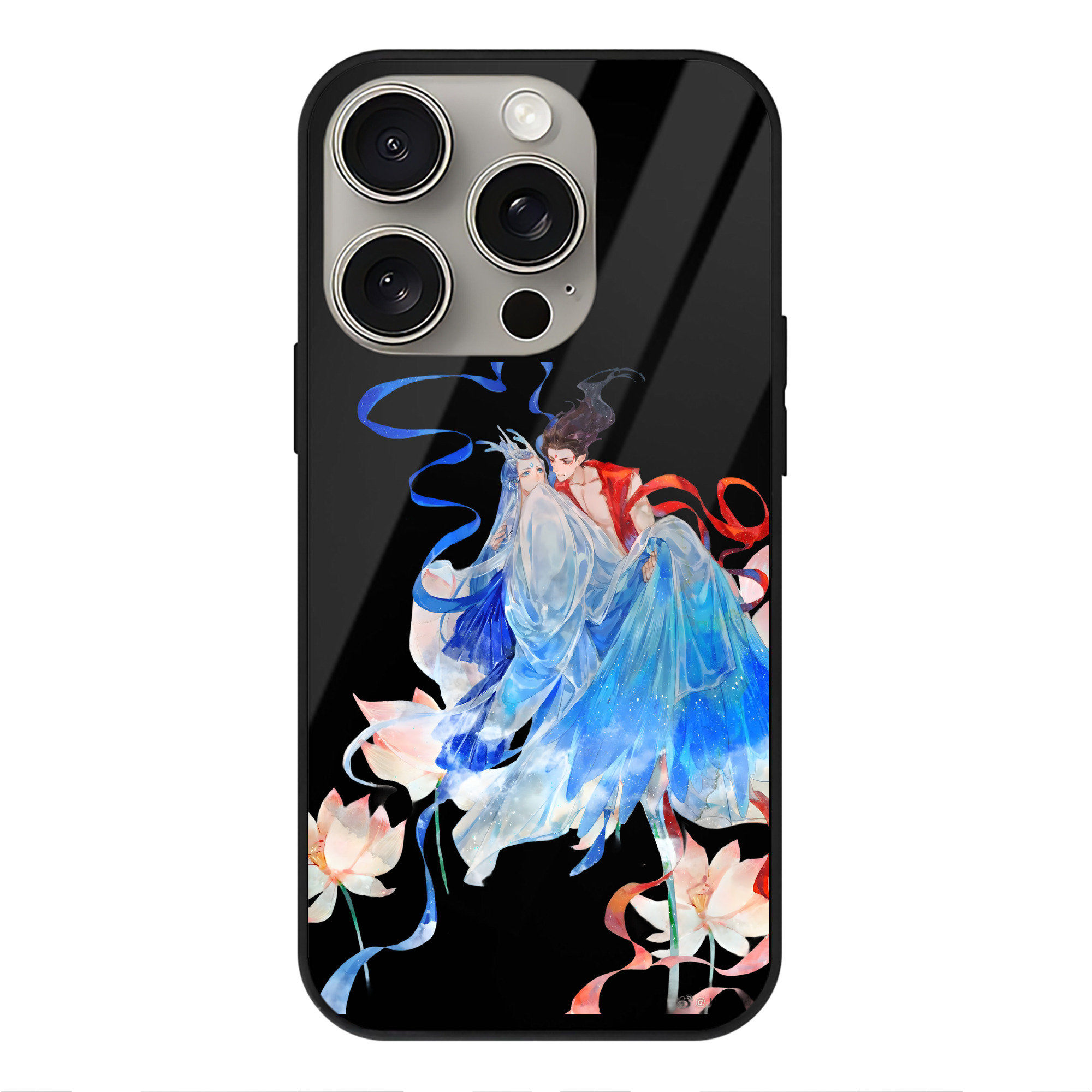 （画像用） Ne Zha 2 ナタ 魔童の大暴れ 【iPhone15Pro対応】スマホケース 耐衝撃＆黄変防止 背面ガラス