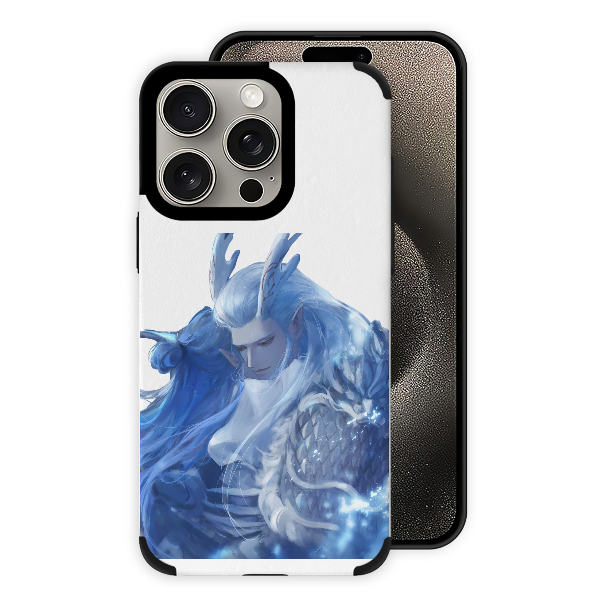 （画像用） Ne Zha 2 ナタ 魔童の大暴れ 【iPhone15ProMax対応】 PUレザー スマホケース 耐衝撃＆黄変防止